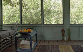 Auntie E's back verandah in summer