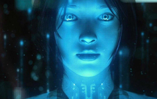 image of Cortana, Microsoft's digital assitant