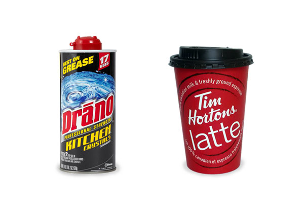 Drano and Tim Hortons Latte