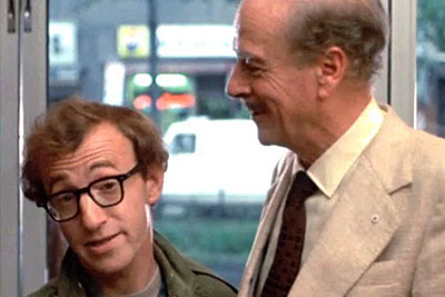 Woody Allen & Marshall McLuhan in Annie Hall