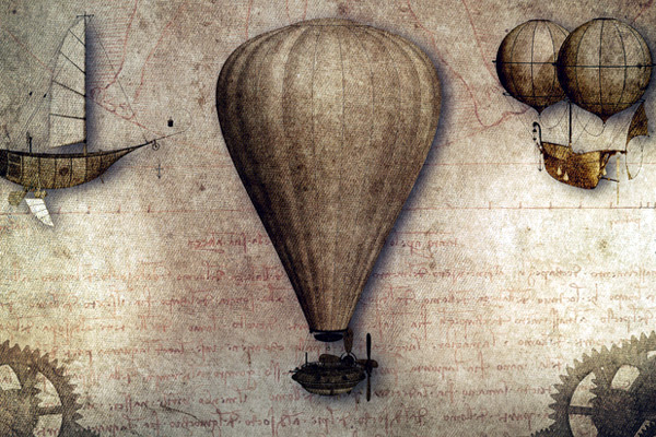 The flying machines of Leonardo da Vinci
