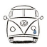 crying VW bus illustration