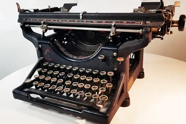 The 1914 Underwood № 5 I learned from