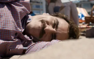 scene from the making of the 2013 movie 'Her'