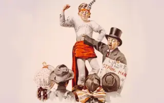 Norman Rockwell's Circus Barker